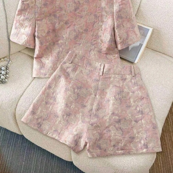 Floral Patterned Two-Piece Set - Picture 2 of 8